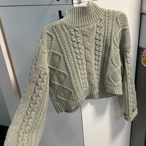 Twik Cowl Neck Sweater - Cream